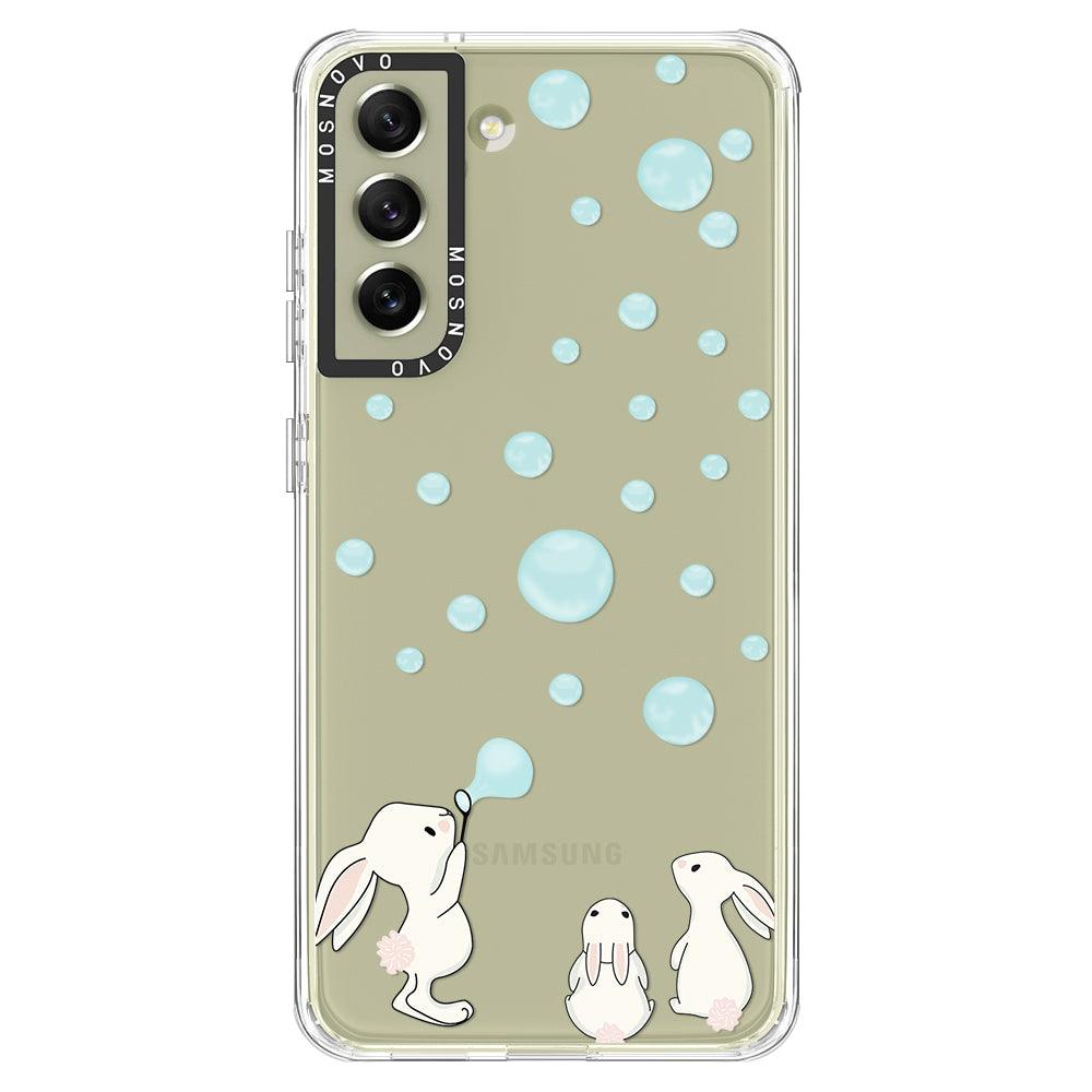 Cute Bunny Phone Case - Samsung Galaxy S21 FE Case - MOSNOVO