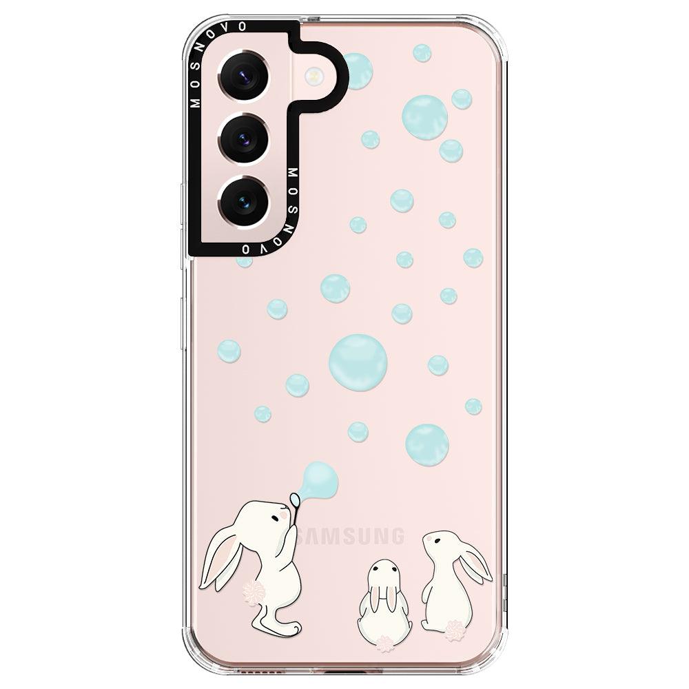 Cute Bunny Phone Case - Samsung Galaxy S22 Plus Case - MOSNOVO