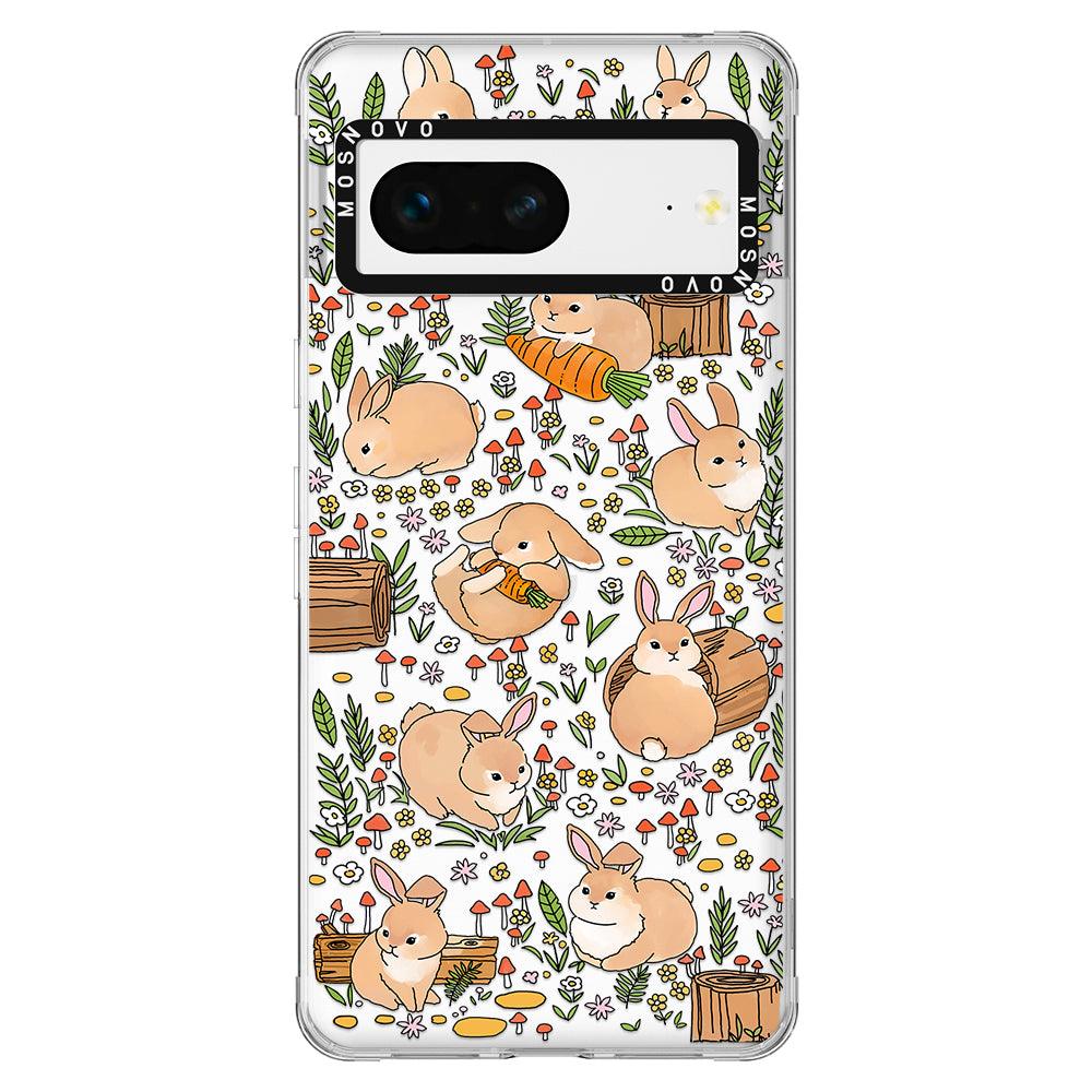 Bunny Garden Phone Case - Google Pixel 7 Case - MOSNOVO