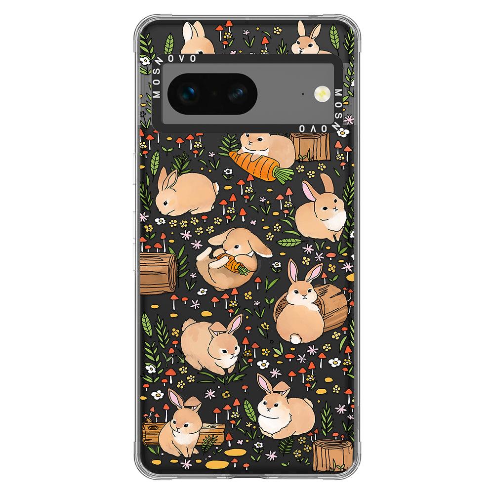 Bunny Garden Phone Case - Google Pixel 7 Case - MOSNOVO