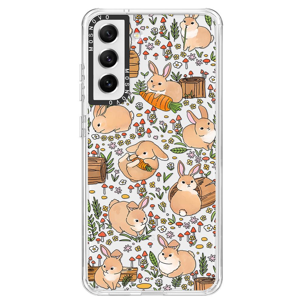 Bunny Garden Phone Case - Samsung Galaxy S21 FE Case - MOSNOVO