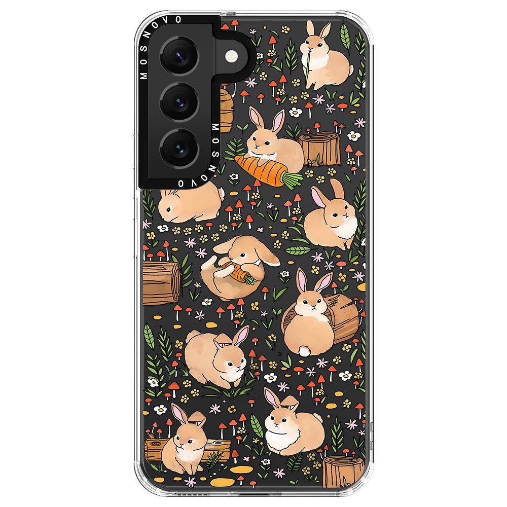 Bunny Garden Phone Case - Samsung Galaxy S22 Case - MOSNOVO