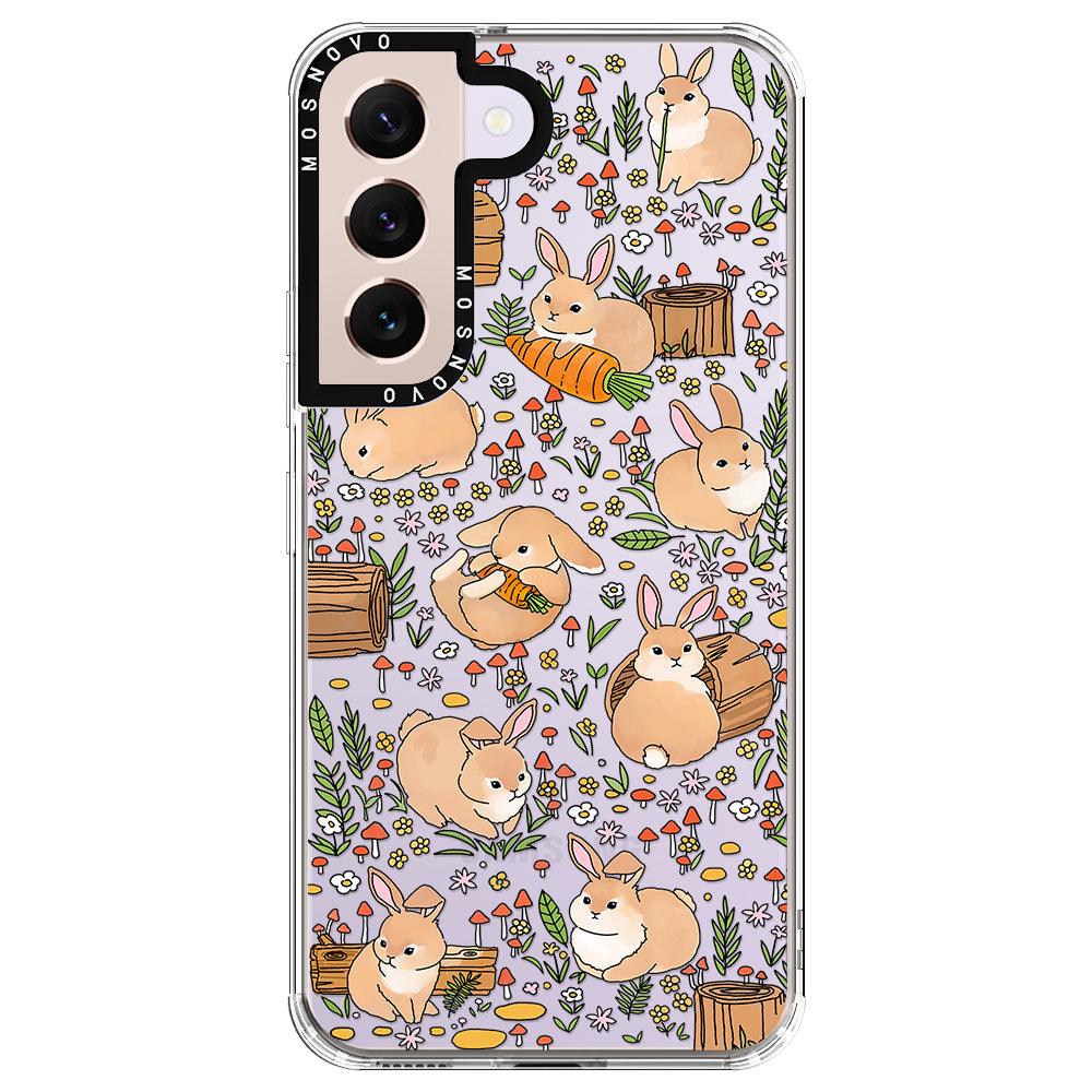 Bunny Garden Phone Case - Samsung Galaxy S22 Case - MOSNOVO