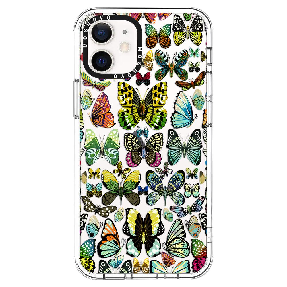 Butterflies Phone Case - iPhone 12 Mini Case - MOSNOVO