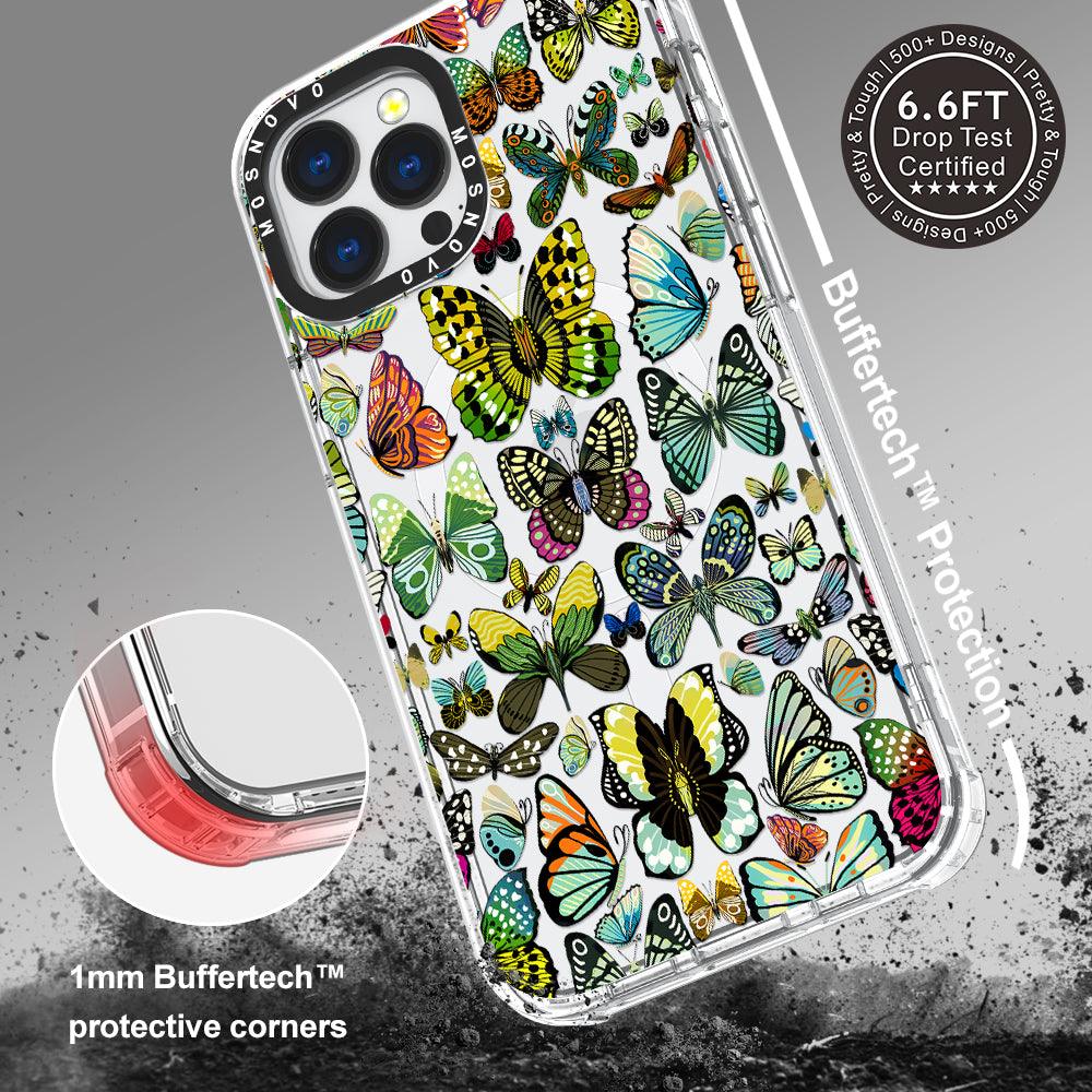 Butterflies Phone Case - iPhone 13 Pro Max Case - MOSNOVO