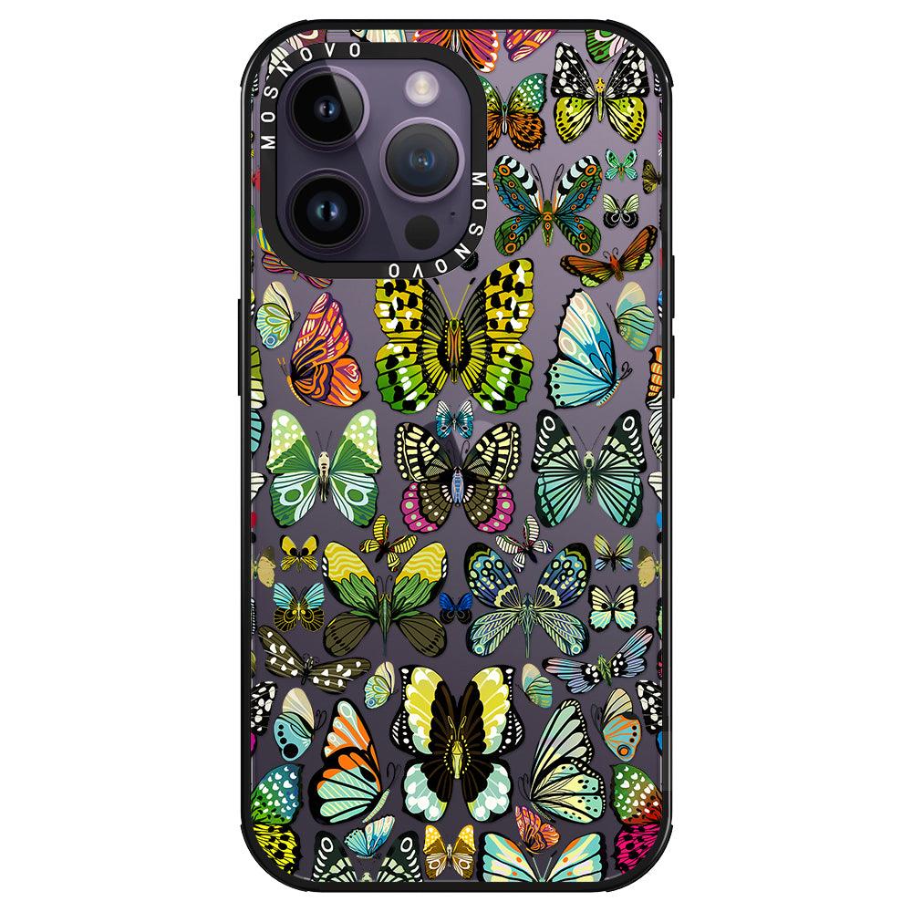 Butterflies Phone Case - iPhone 14 Pro Max Case - MOSNOVO