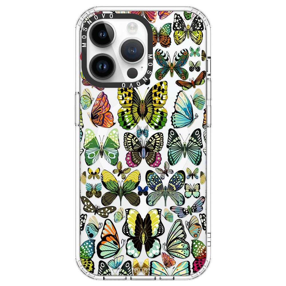 Butterflies Phone Case - iPhone 14 Pro Max Case - MOSNOVO