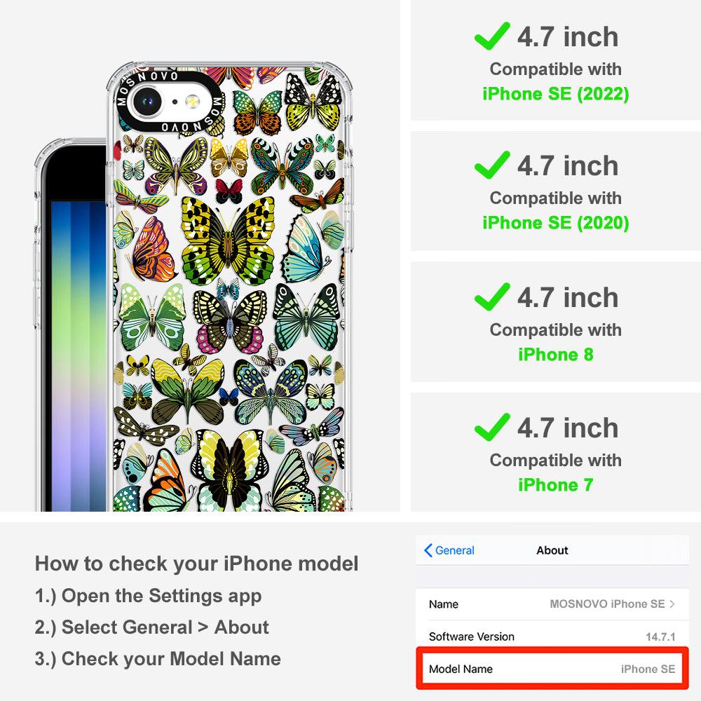 Butterflies Phone Case - iPhone 7 Case - MOSNOVO