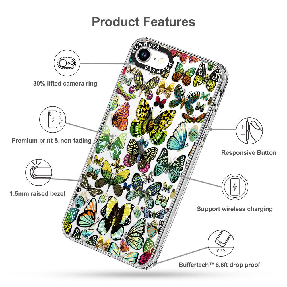 Butterflies Phone Case - iPhone SE 2020 Case - MOSNOVO