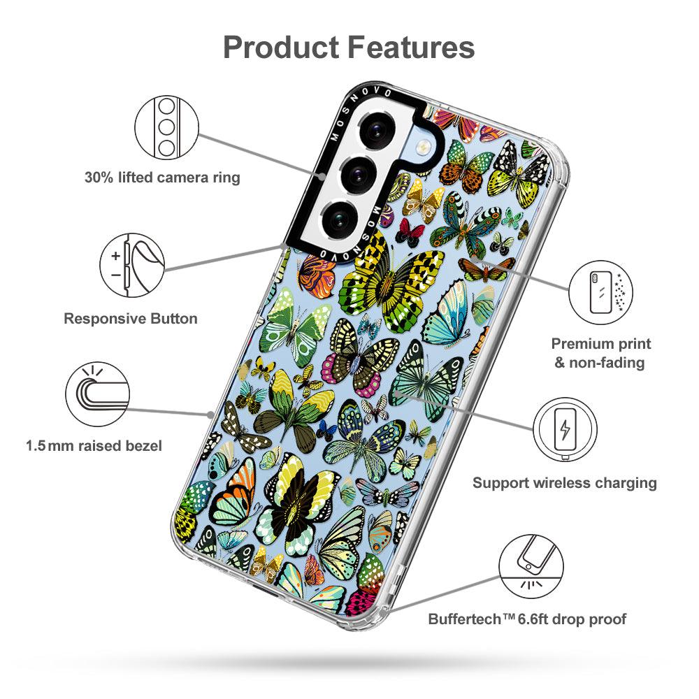 Butterflies Phone Case - Samsung Galaxy S22 Case - MOSNOVO