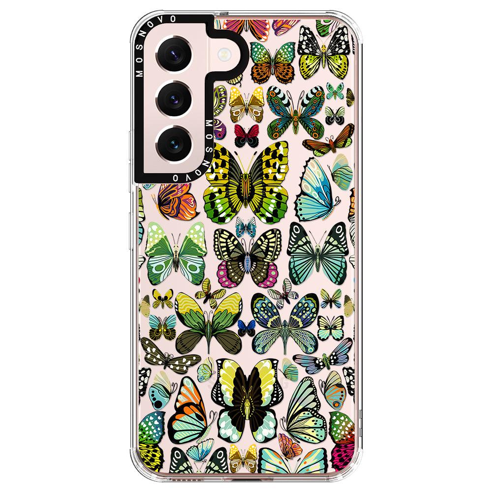 Butterflies Phone Case - Samsung Galaxy S22 Case - MOSNOVO