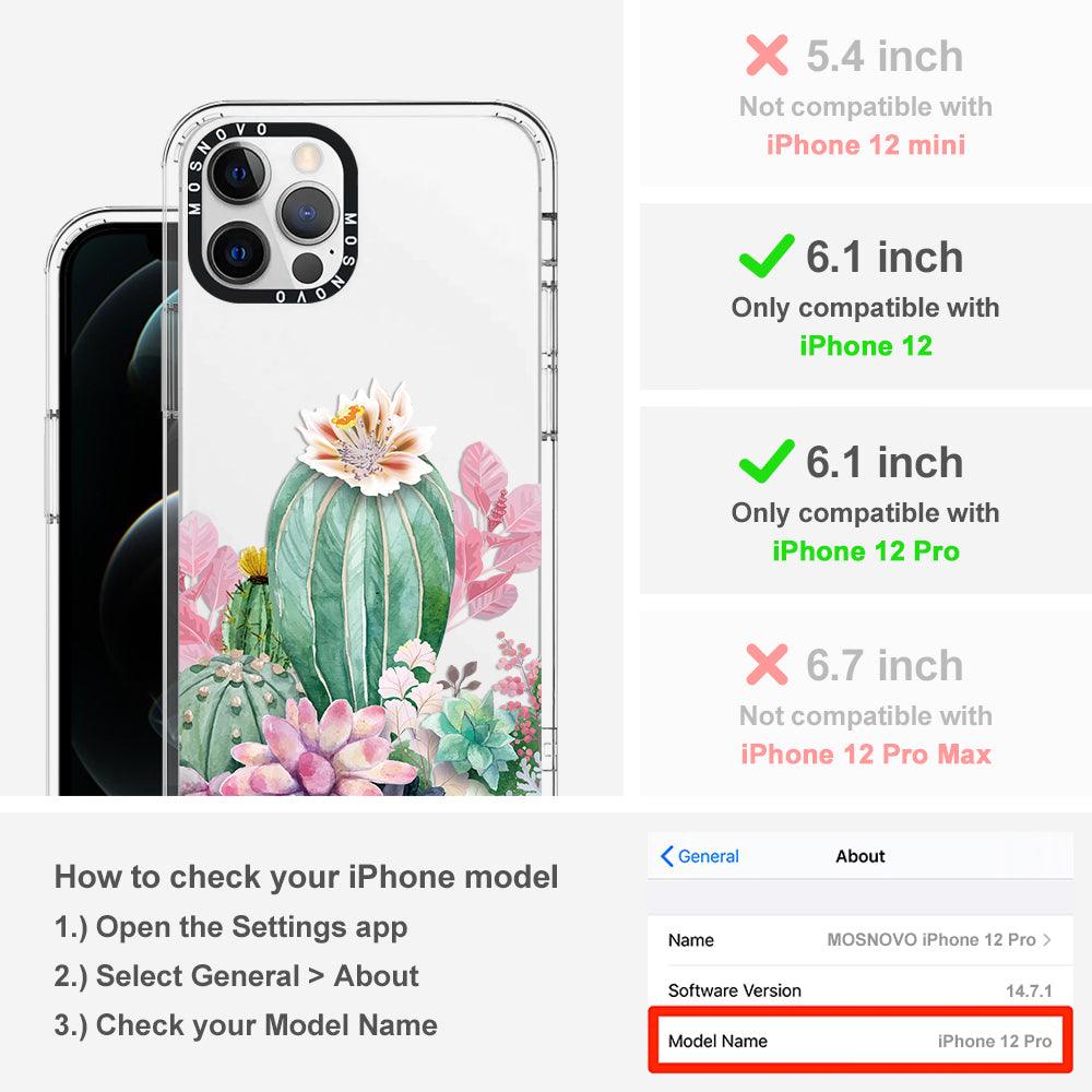 Cactaceae Phone Case - iPhone 12 Pro Case - MOSNOVO