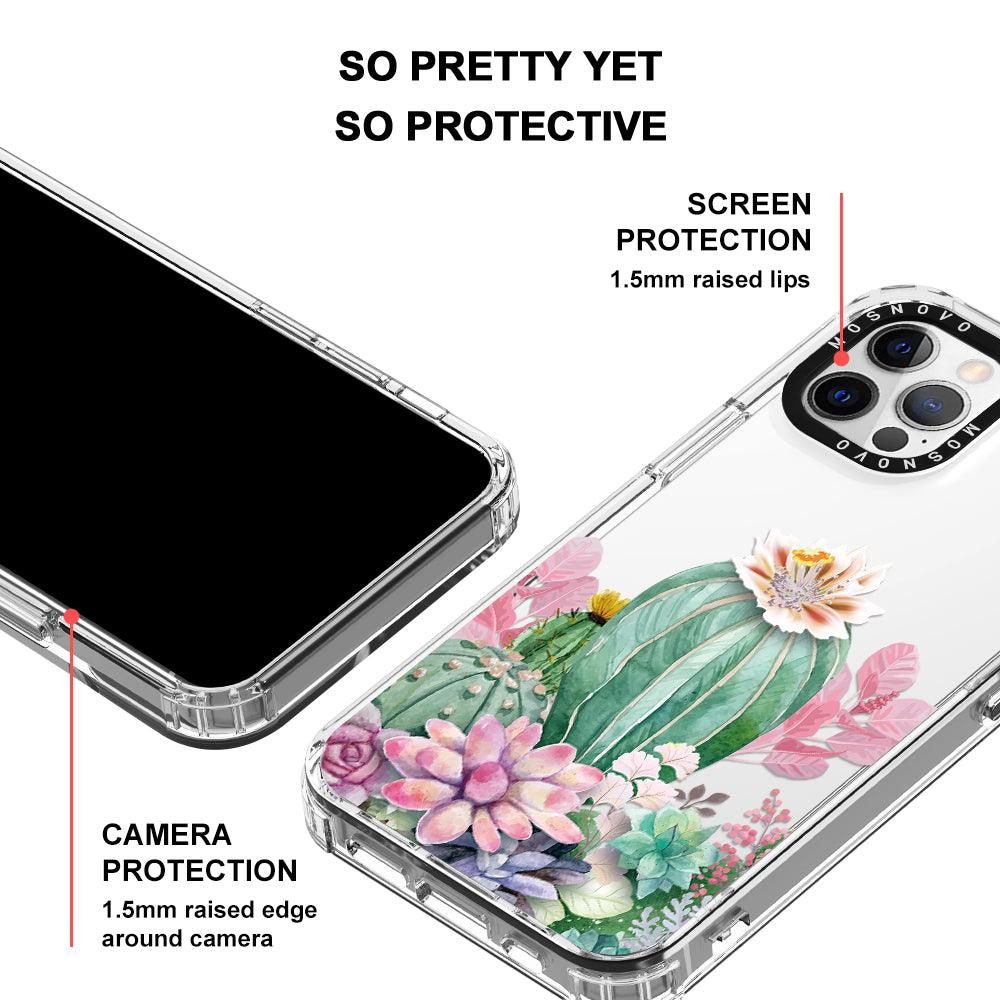 Cactaceae Phone Case - iPhone 12 Pro Max Case - MOSNOVO