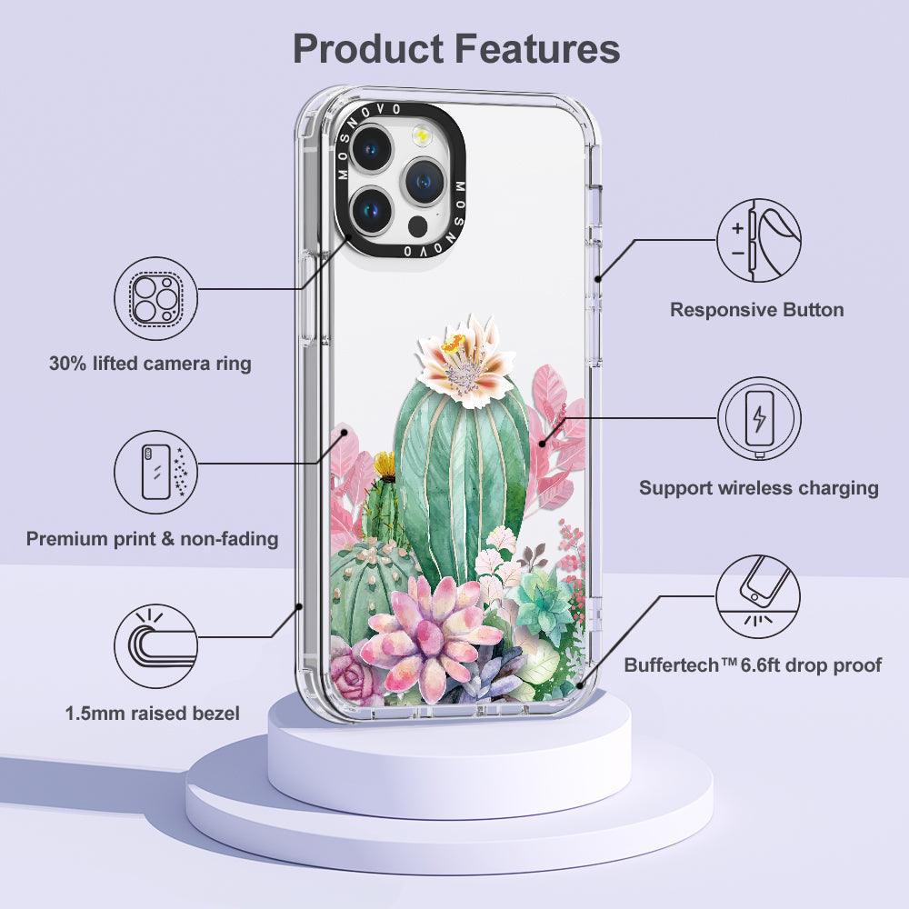 Cactaceae Phone Case - iPhone 12 Pro Max Case - MOSNOVO