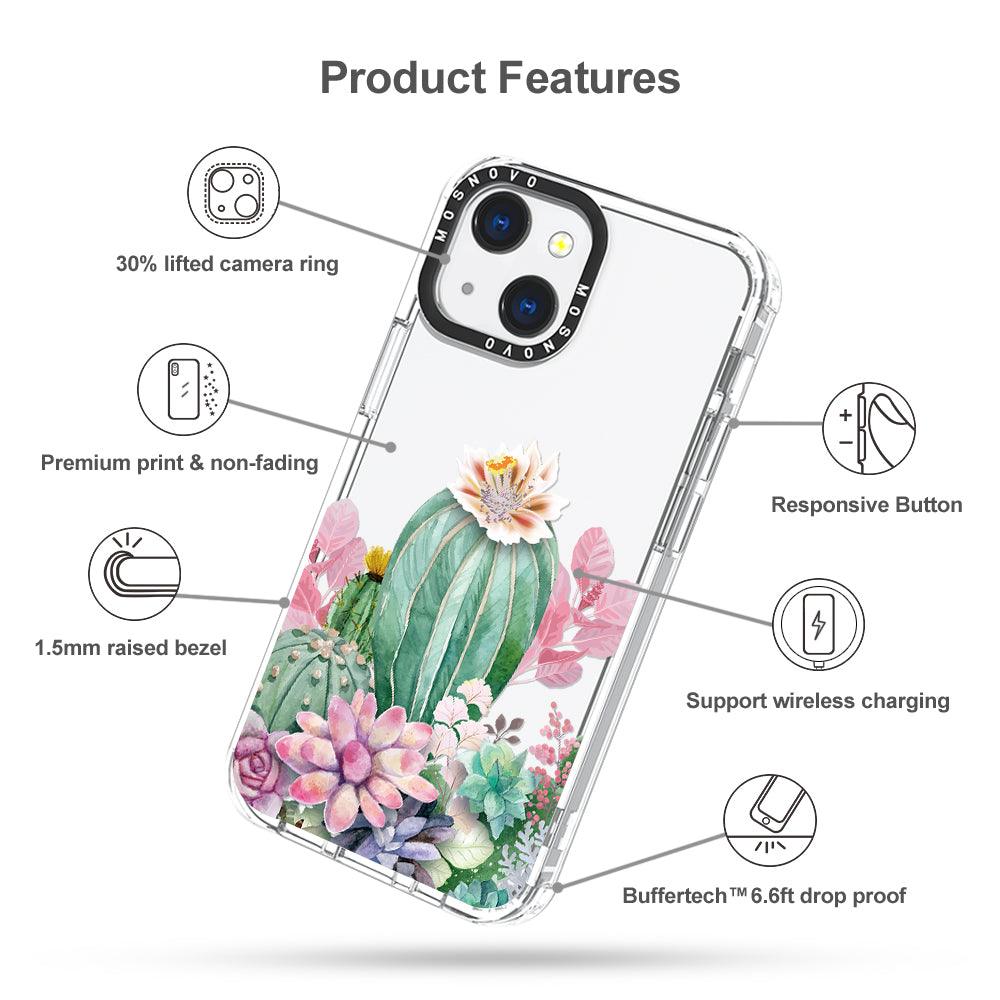 Cactaceae Phone Case - iPhone 13 Mini Case - MOSNOVO