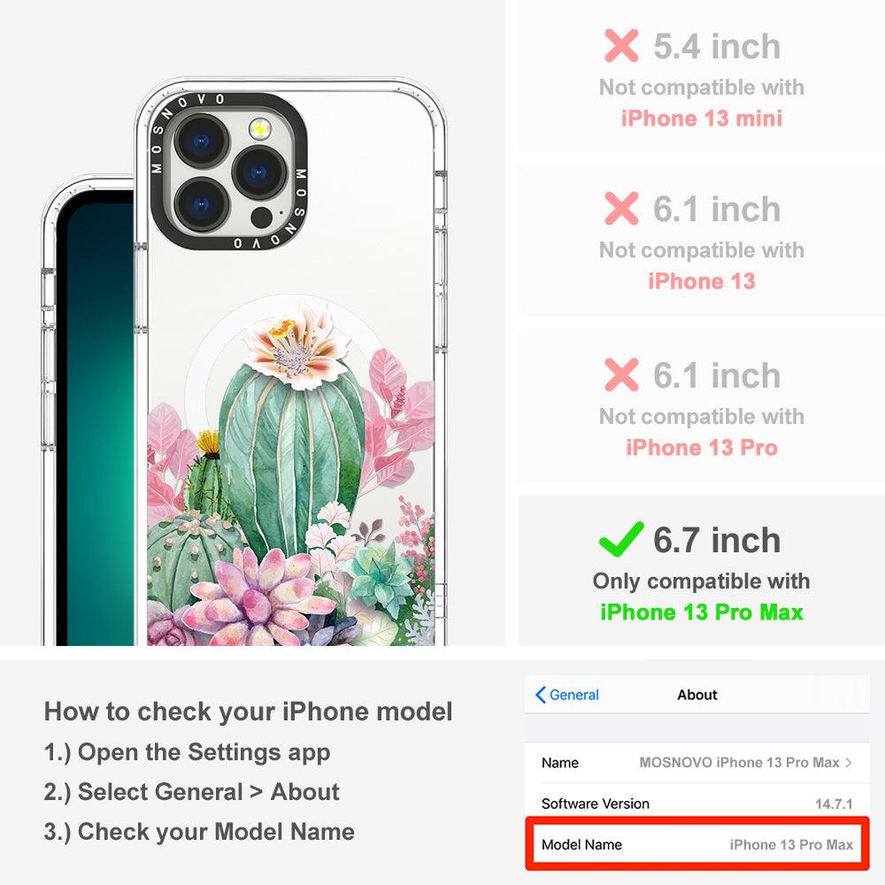 Cactaceae Phone Case - iPhone 13 Pro Max Case - MOSNOVO