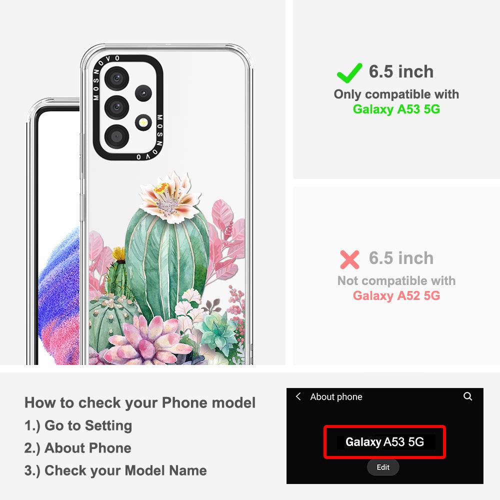 Cactaceae Phone Case - Samsung Galaxy A53 Case - MOSNOVO