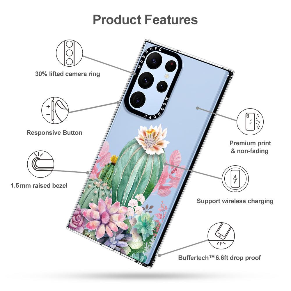 Cactaceae Phone Case - Samsung Galaxy S22 Ultra Case - MOSNOVO