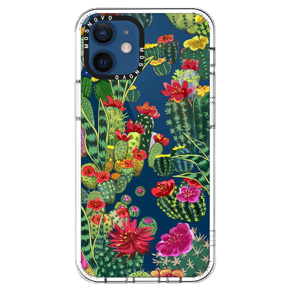 Cactus Garden Phone Case - iPhone 12 Case - MOSNOVO