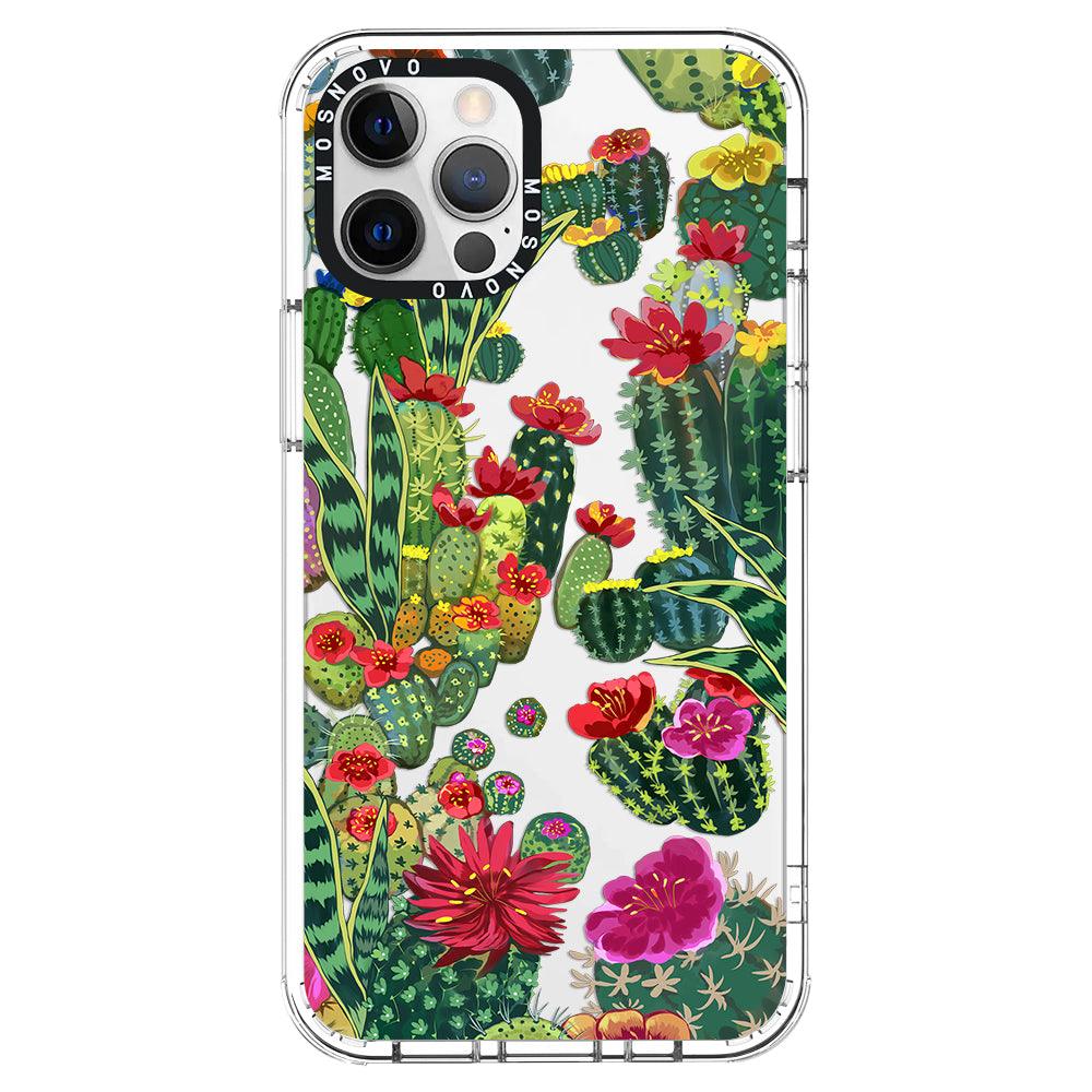 Cactus Garden Phone Case - iPhone 12 Pro Max Case - MOSNOVO