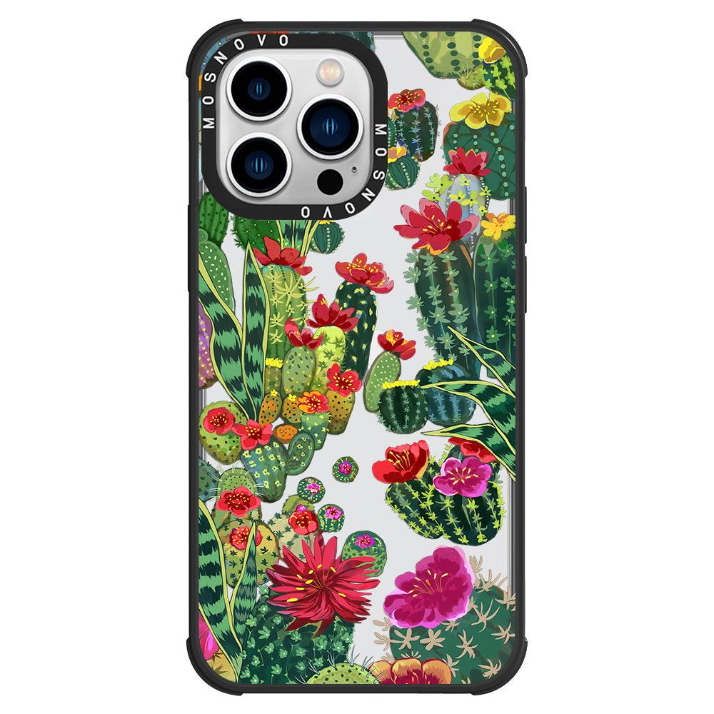 Cactus Garden Phone Case - iPhone 13 Pro Case - MOSNOVO
