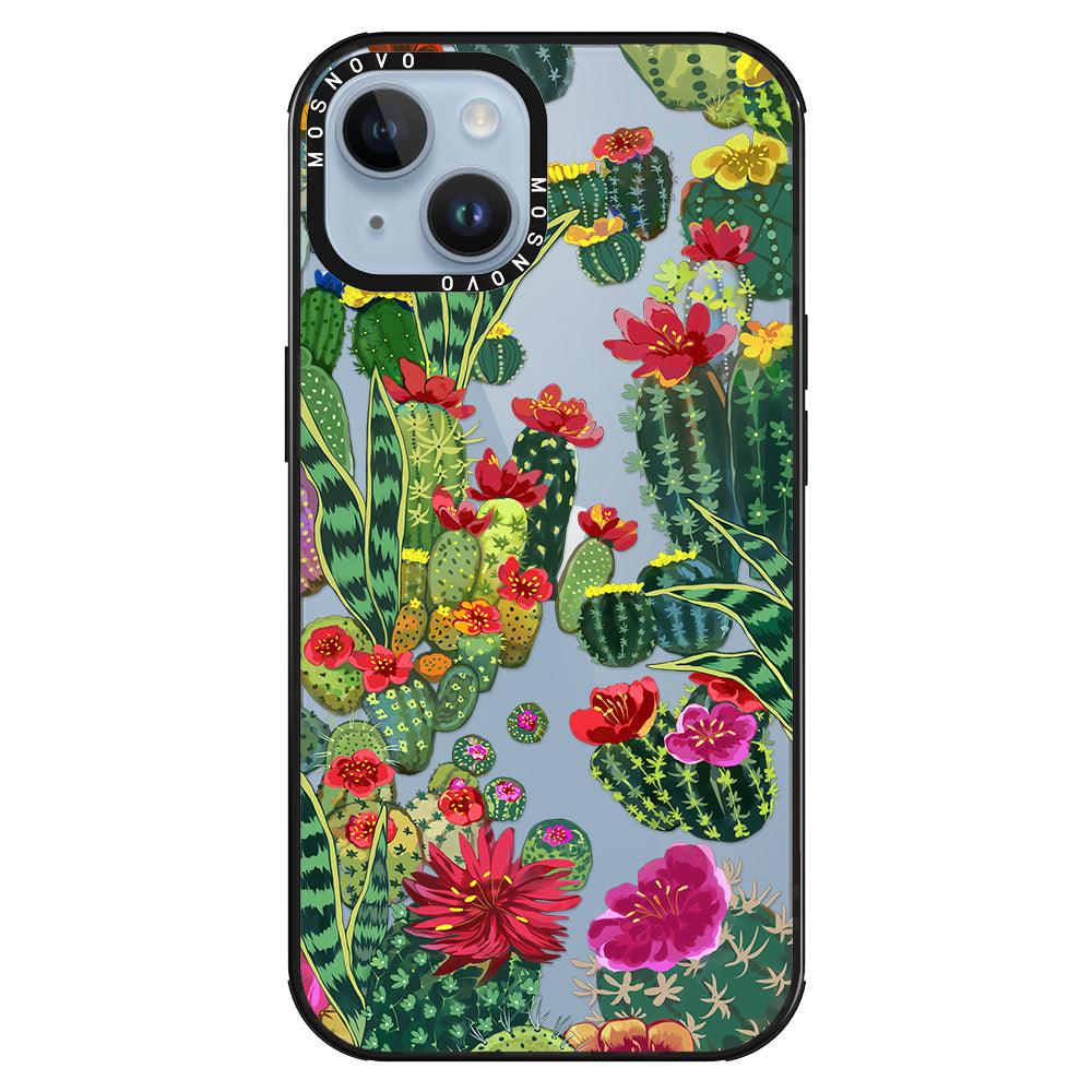 Cactus Garden Phone Case - iPhone 14 Case - MOSNOVO