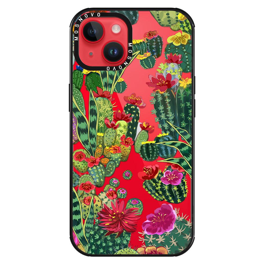 Cactus Garden Phone Case - iPhone 14 Case - MOSNOVO