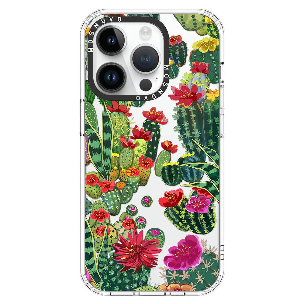 Cactus Garden Phone Case - iPhone 14 Pro Case - MOSNOVO