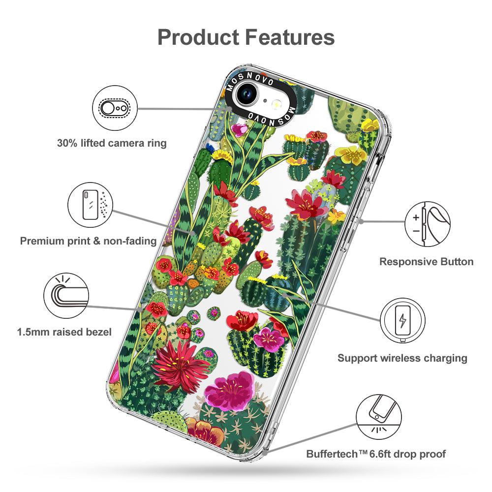 Cactus Garden Phone Case - iPhone SE 2022 Case - MOSNOVO