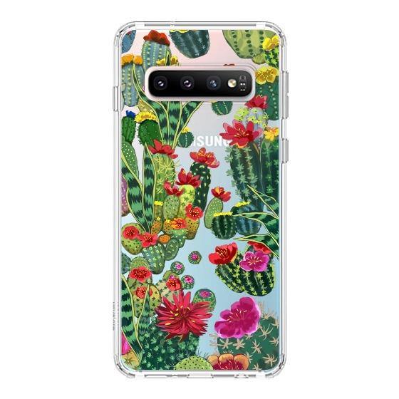 Cactus Botany Phone Case - Samsung Galaxy S10 Case - MOSNOVO