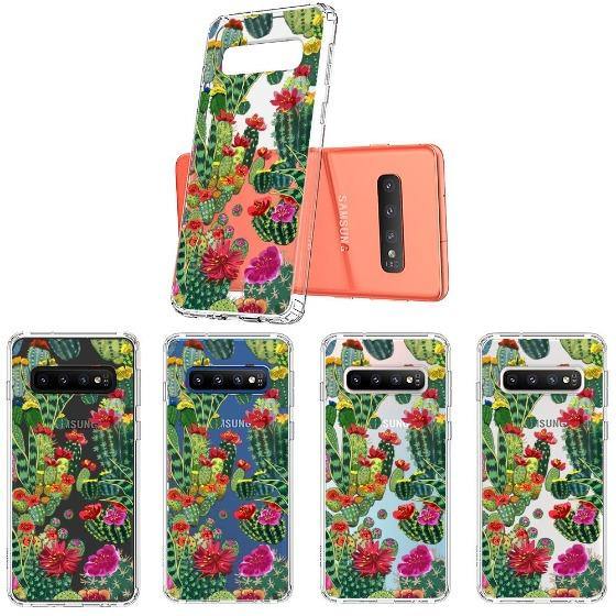 Cactus Botany Phone Case - Samsung Galaxy S10 Plus Case - MOSNOVO