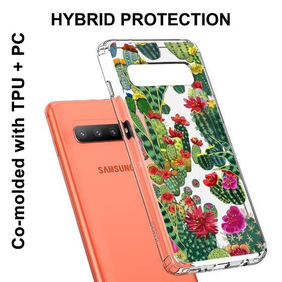 Cactus Botany Phone Case - Samsung Galaxy S10 Plus Case - MOSNOVO