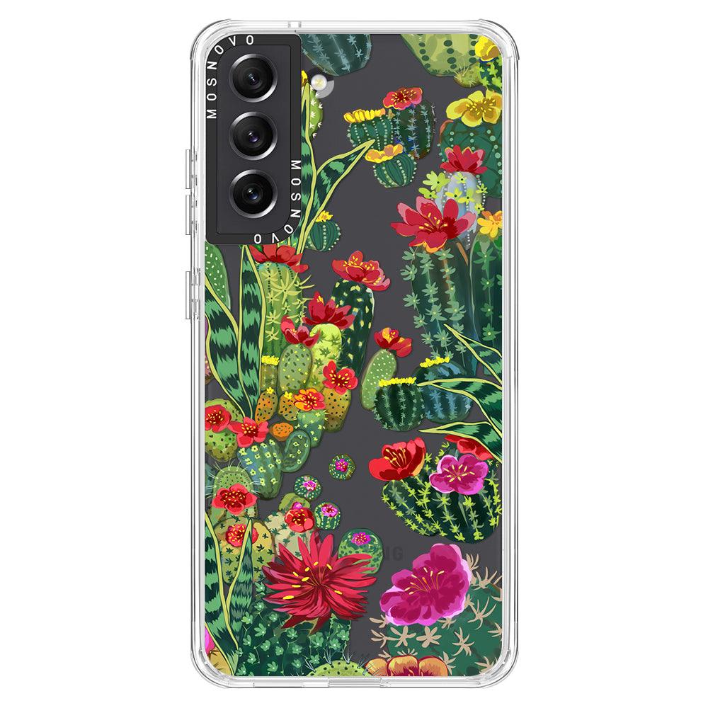 Cactus Garden Phone Case - Samsung Galaxy S21 FE Case - MOSNOVO
