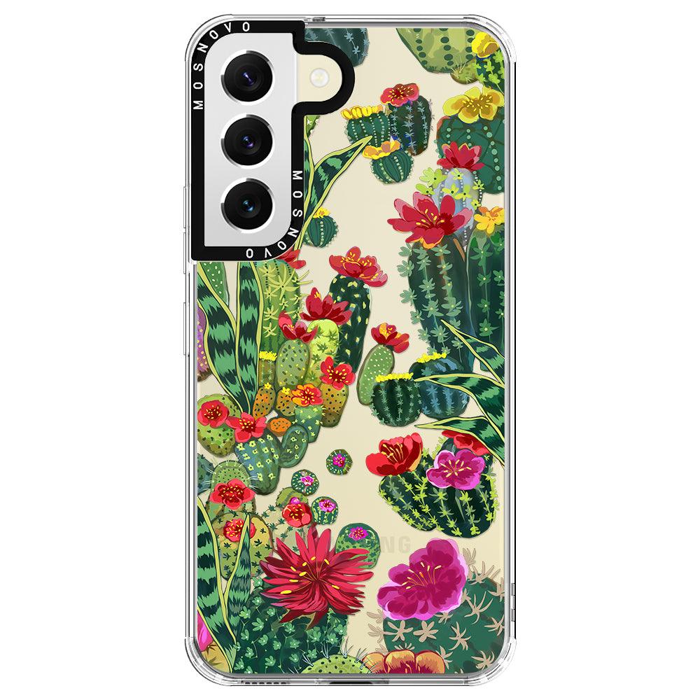 Cactus Garden Phone Case - Samsung Galaxy S22 Plus Case - MOSNOVO