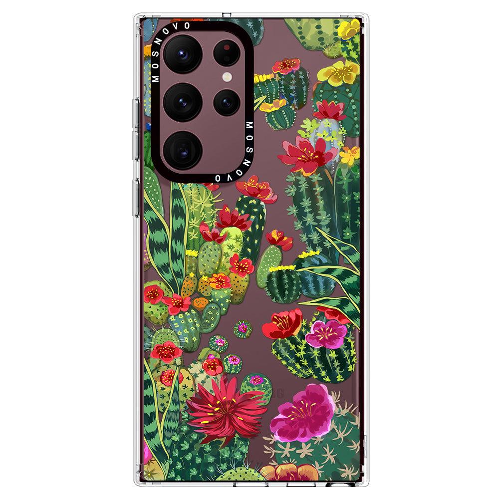 Cactus Garden Phone Case - Samsung Galaxy S22 Ultra Case - MOSNOVO
