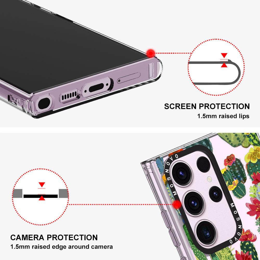 Cactus Garden Phone Case - Samsung Galaxy S23 Ultra Case - MOSNOVO