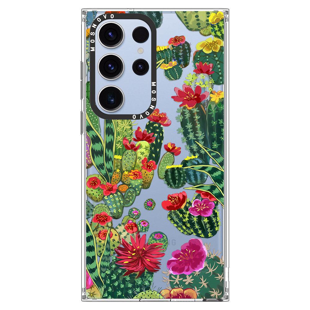 Cactus Garden Phone Case - Samsung Galaxy S23 Ultra Case - MOSNOVO
