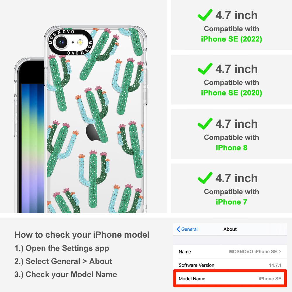 Cactus Phone Case - iPhone SE 2020 Case - MOSNOVO