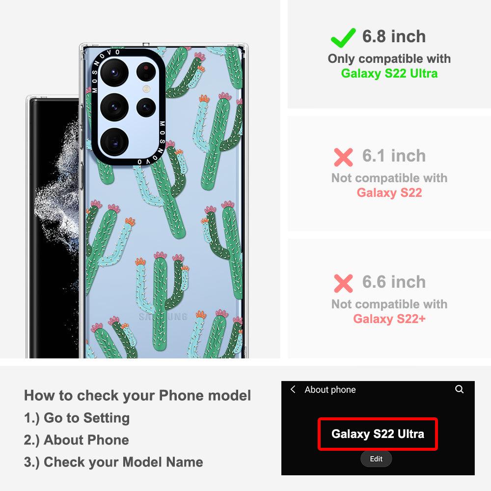 Cactus Phone Case - Samsung Galaxy S22 Ultra Case - MOSNOVO