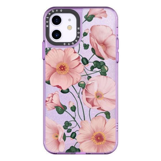 Calandrinia Glitter Phone Case - iPhone 11 Case - MOSNOVO