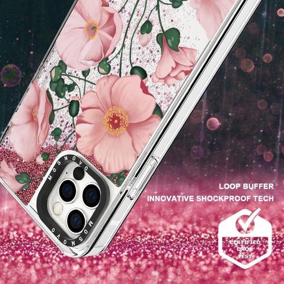 Calandrinia Glitter Phone Case - iPhone 12 Pro Case - MOSNOVO