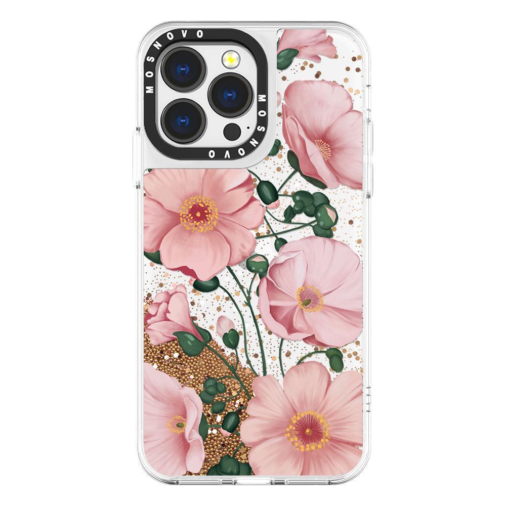 Calandrinia Glitter Phone Case - iPhone 13 Pro Case - MOSNOVO