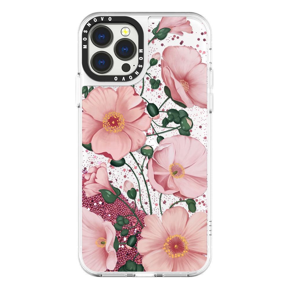 Calandrinia Glitter Phone Case - iPhone 13 Pro Max Case - MOSNOVO