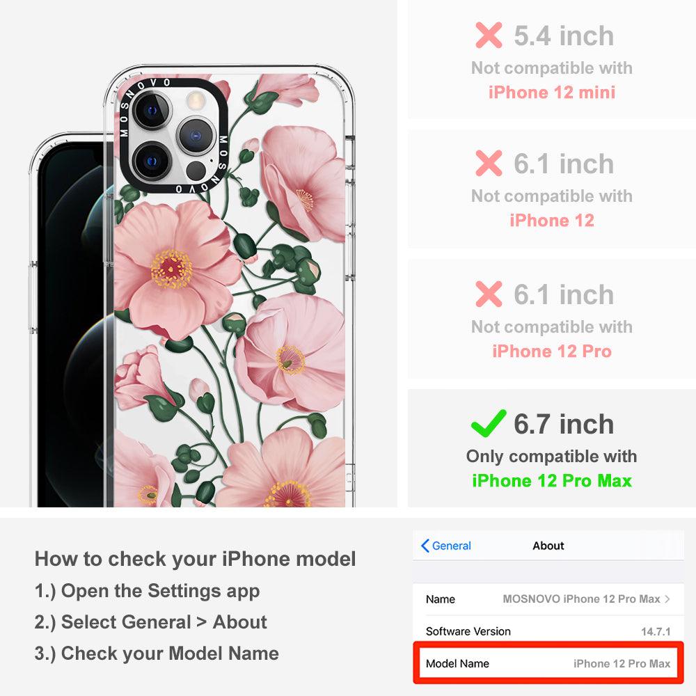 Calandrinia Phone Case - iPhone 12 Pro Max Case - MOSNOVO