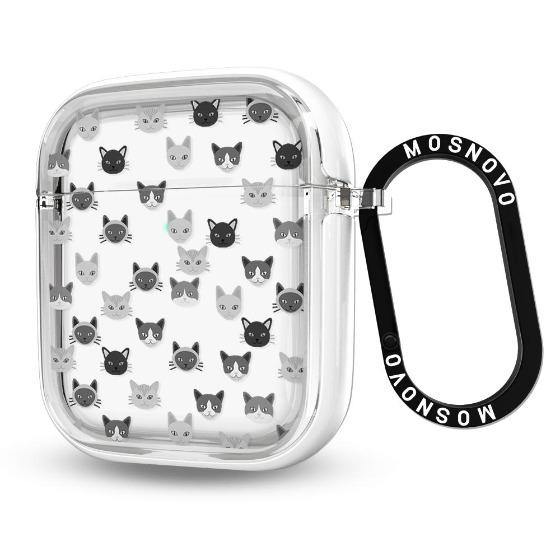 Cats Head AirPods 1/2 Case - MOSNOVO