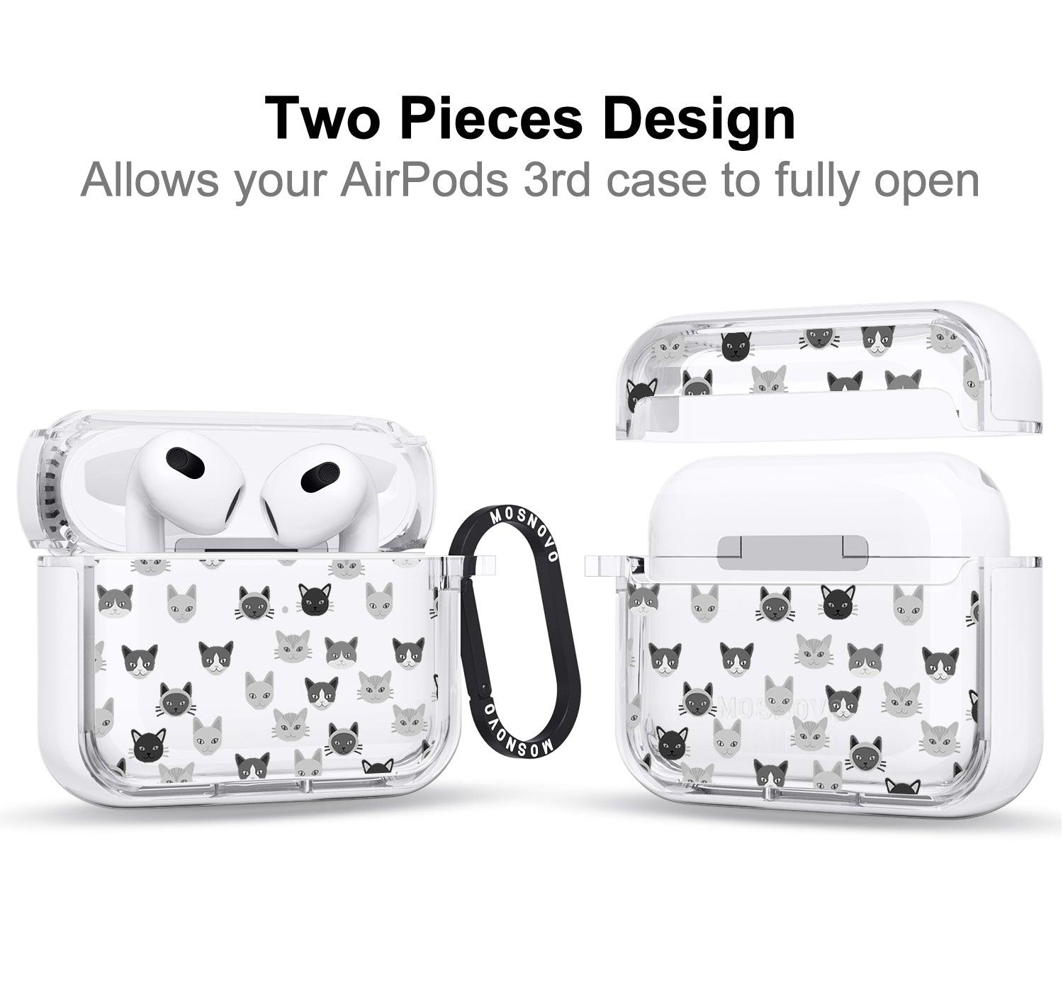 Cats Head AirPods 3 Case (3rd Generation) - MOSNOVO