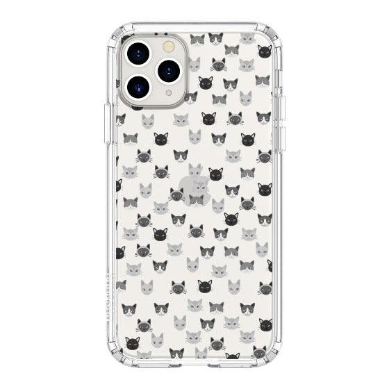 Cats Head Phone Case - iPhone 11 Pro Case - MOSNOVO