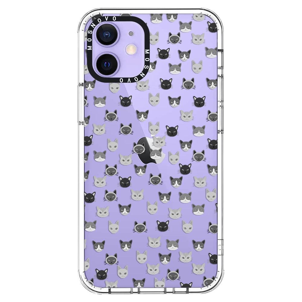 Cats Phone Case - iPhone 12 Mini Case - MOSNOVO