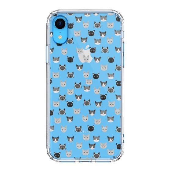 Cats Head Phone Case - iPhone XR Case - MOSNOVO