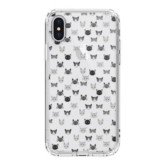 Cats Head Phone Case - iPhone XS Case - MOSNOVO
